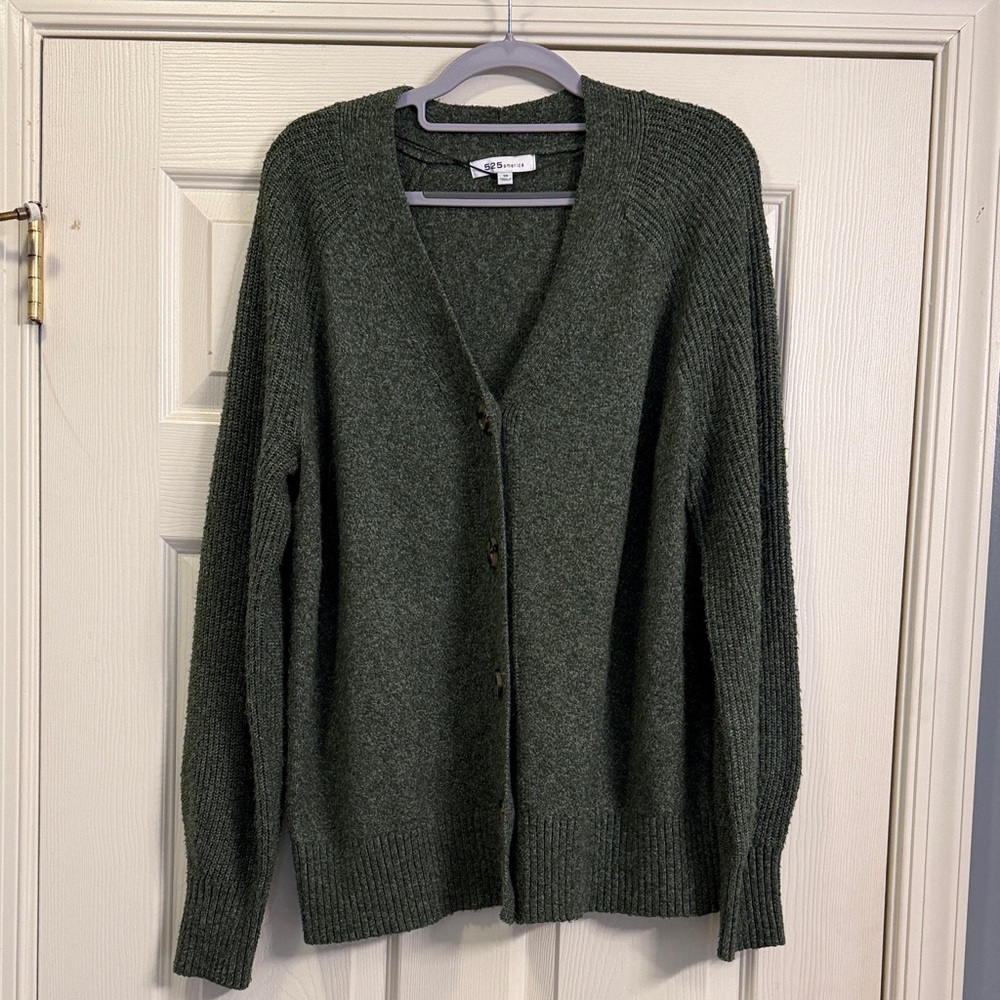 525 America Deep Green Women's Cardigan